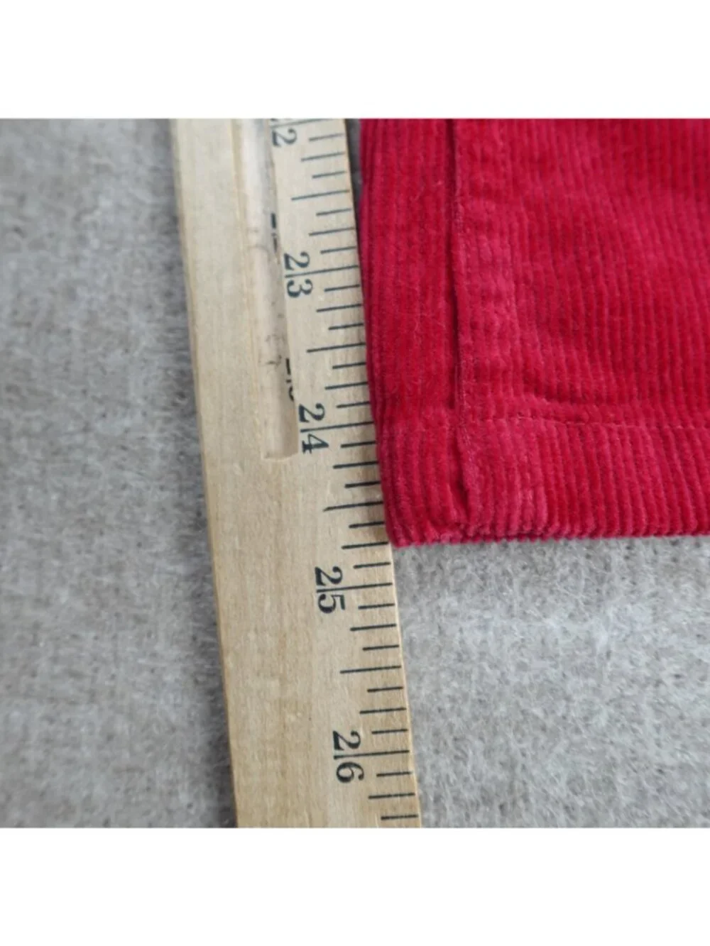 Ralph Lauren Girls Pants Red 8 Scotty Dog Critter Flare Corduroy